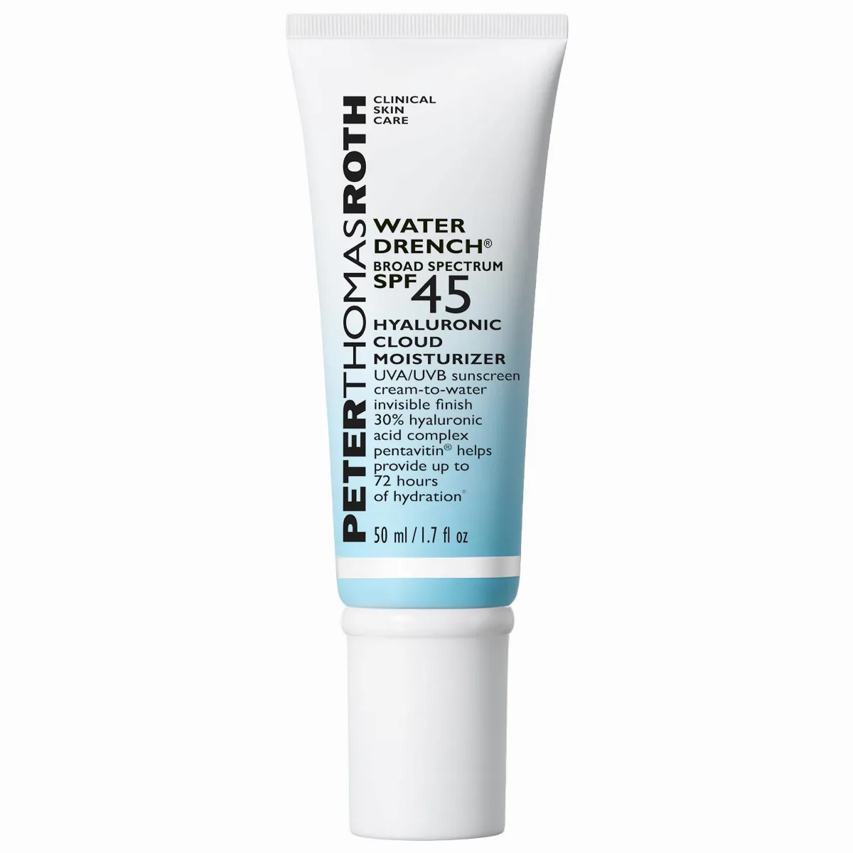 Water Drench Hyaluronic Hydrating Moisturizer SPF 45 1.7 oz / 50 mL by Peter Thomas Roth