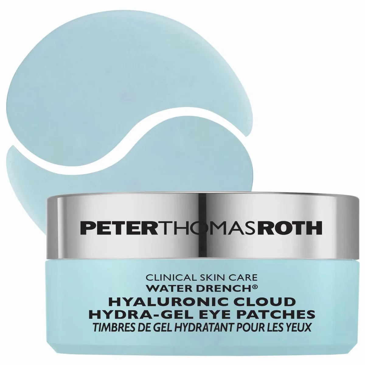Water Drench Hyaluronic Acid Eye Mask Patches for Hydration and Dark Circles 30 Pairs / 60 Patches by Peter Thomas Roth
