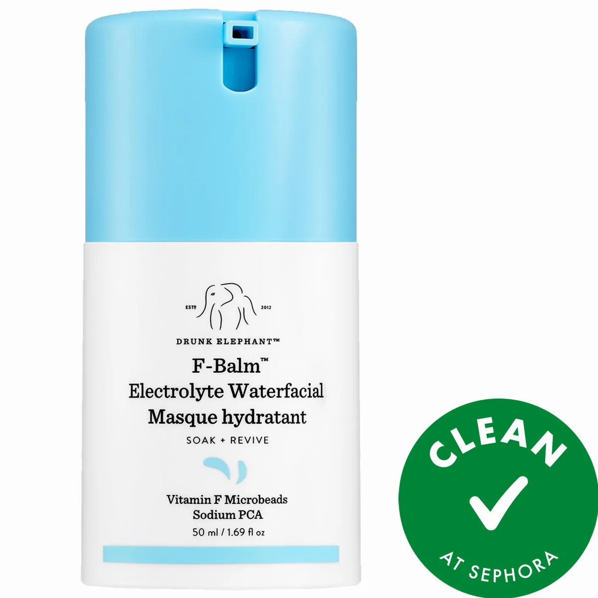 F-Balm Electrolyte Waterfacial Mask 1.69 oz / 50 mL by Drunk Elephant