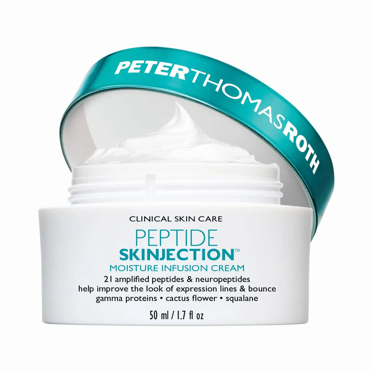 Peptide Skinjection Moisture Infusion Refillable Cream 1.7 oz / 50 Ml by Peter Thomas Roth
