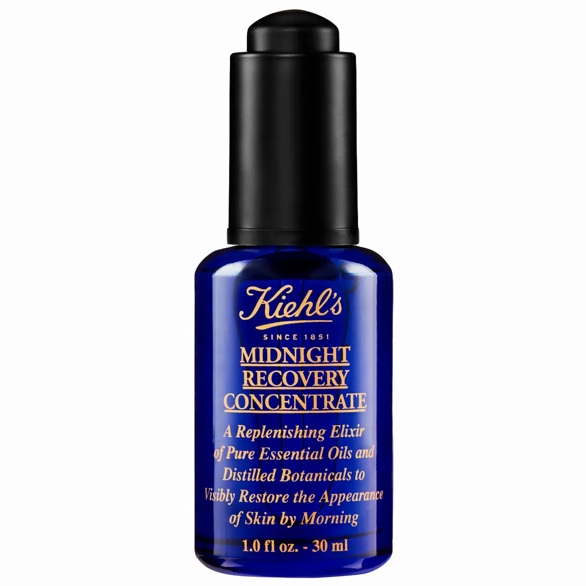 Midnight Recovery Concentrate Moisturizing Face Oil Serum 1 oz / 30 Ml by Kiehl's Since 1851
