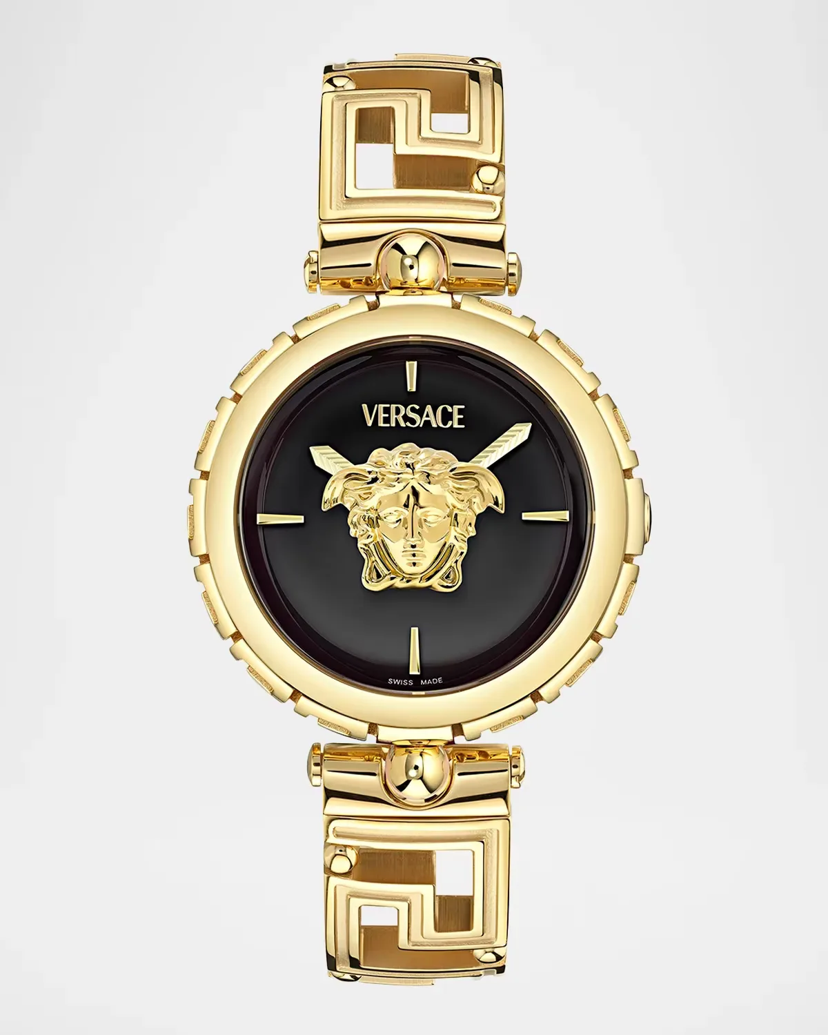 Medusa Jewel 34mm IP Yellow Gold Bracelet Watch