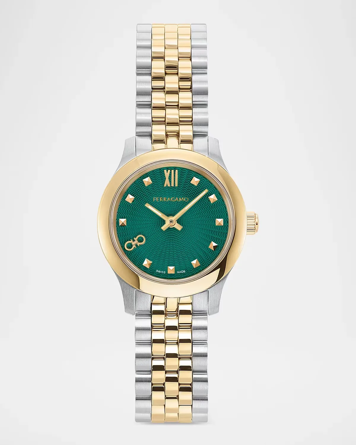 Du0 Mini Two-Tone Stainless Steel Bracelet Watch 25mm by FERRAGAMO