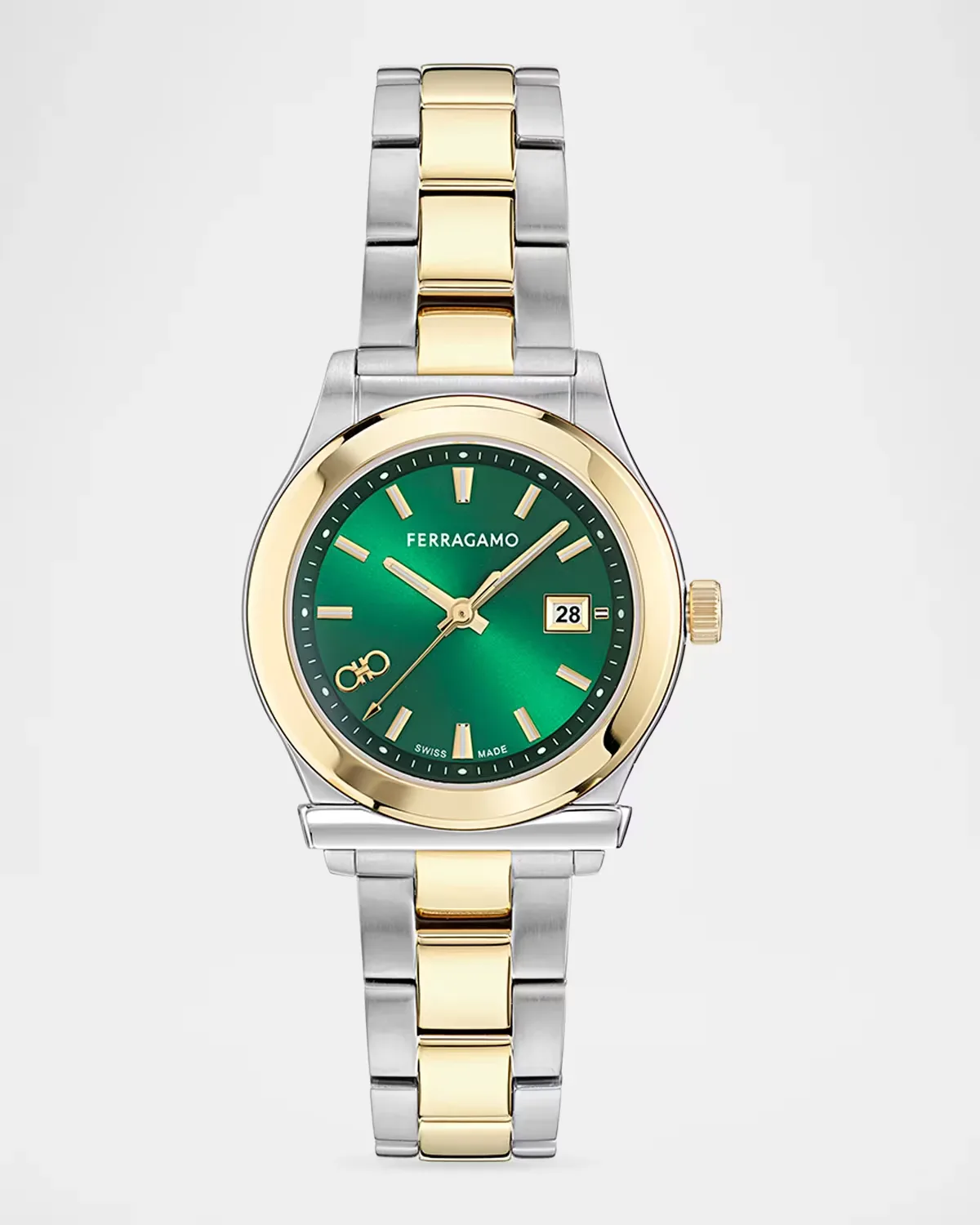 1927 33mm Two-Tone Bracelet Watch by FERRAGAMO