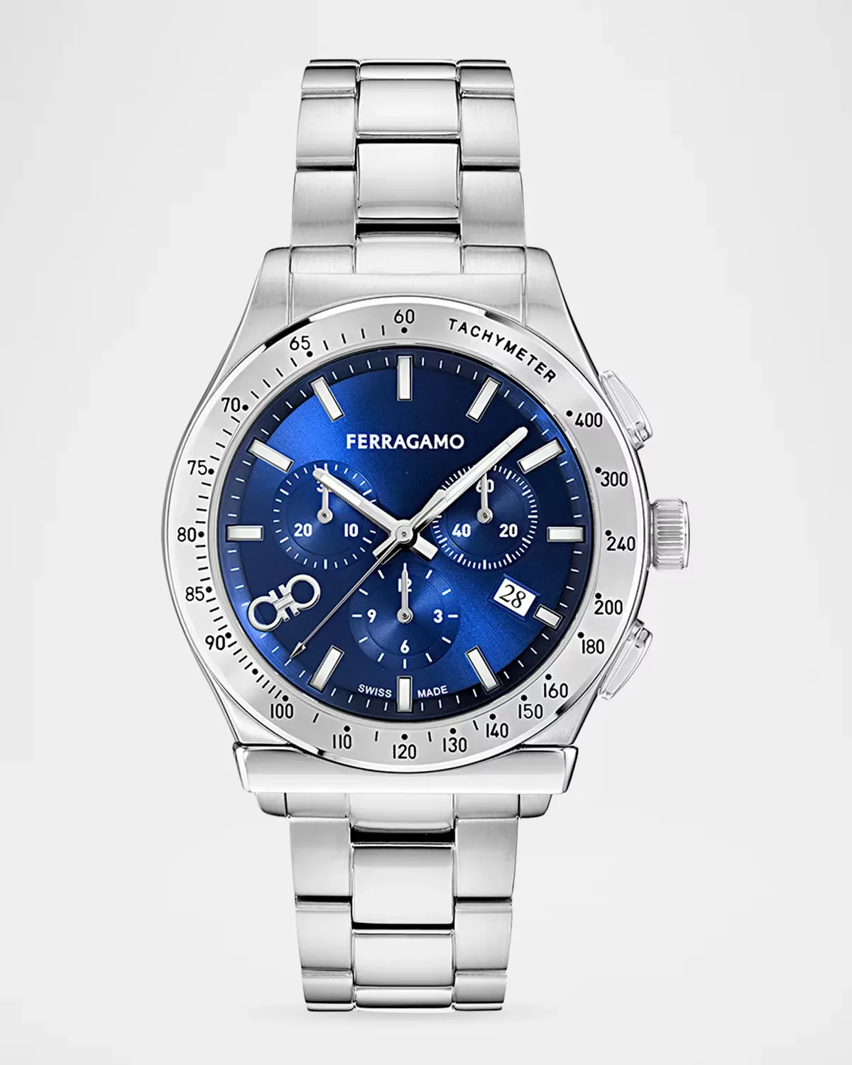 Ferragamo 1927 42mm Stainless Steel Bracelet Watch