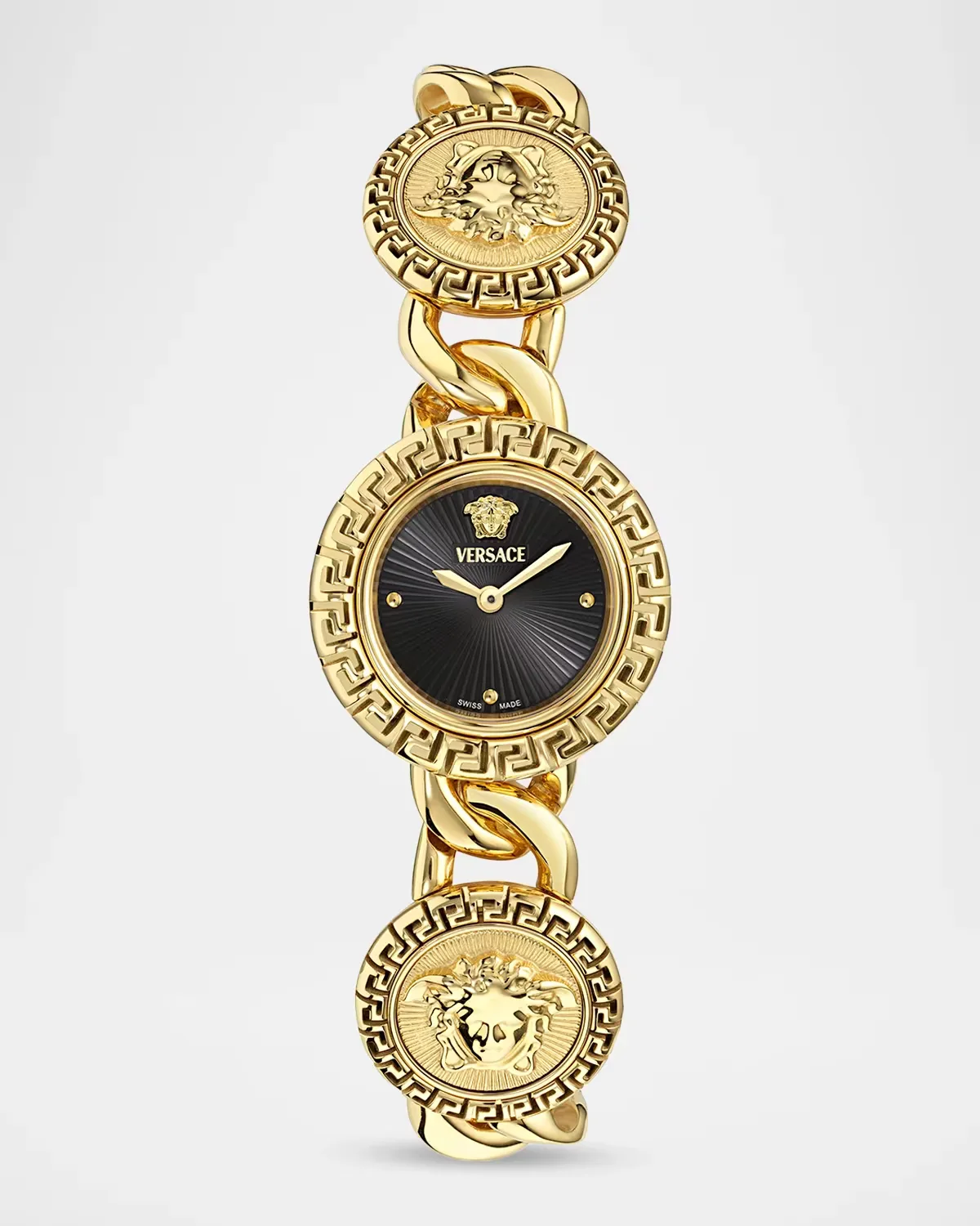 La Greca 28mm IP Yellow Gold Bracelet Watch by Versace