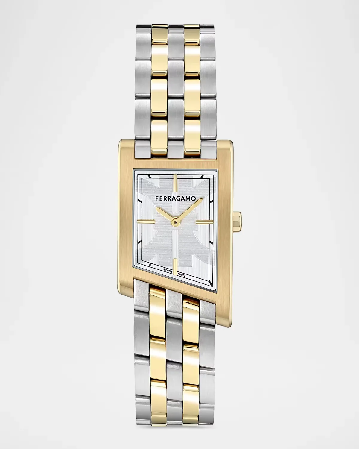 Two-Tone Stainless Steel Bracelet Watch 24mm