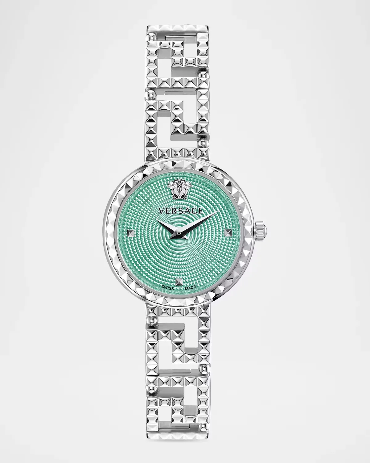 Greca Goddess 28mm Stainless Steel Bracelet Watch
