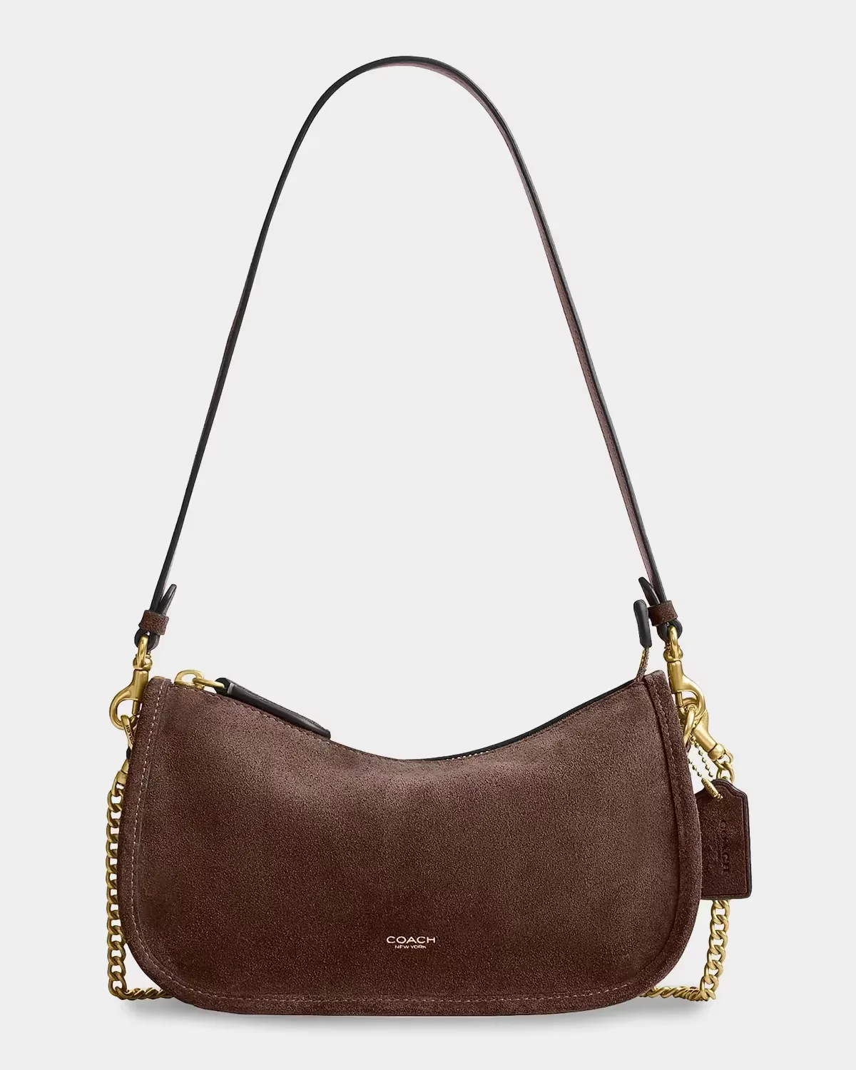 Waverly Suede Shoulder Bag