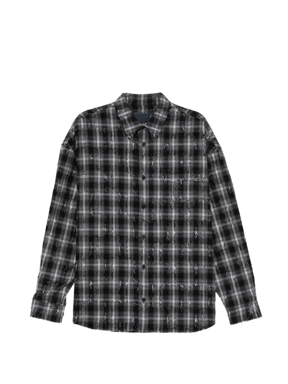 Distressed Check Shirt by Juun.J