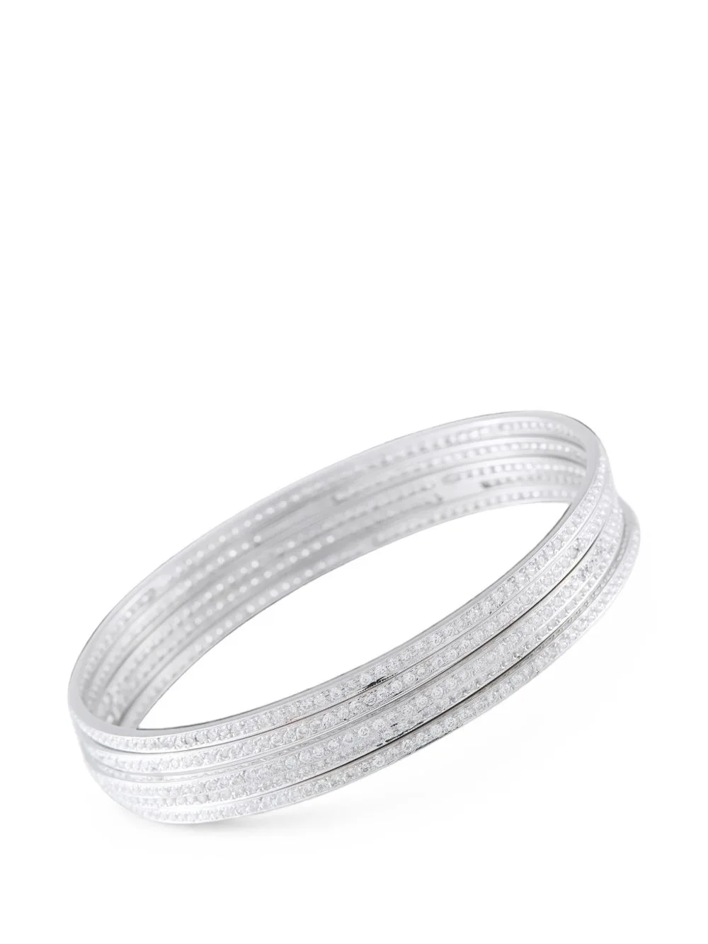 Diamond Stackable Bangles by LB Exclusive