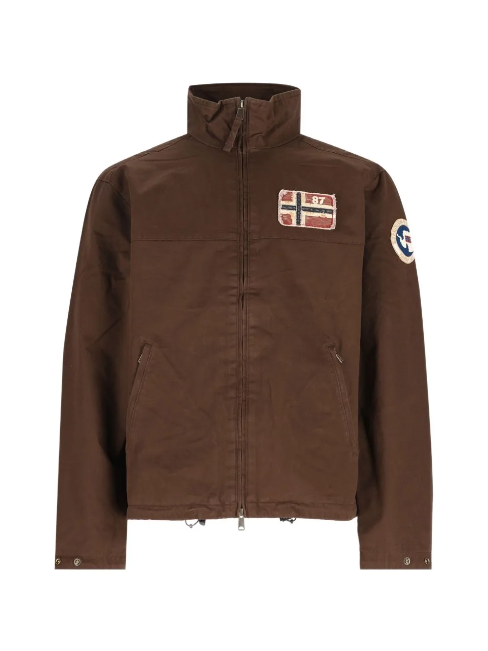 Logo-Patch Zip-Up Jacket by Napapijri