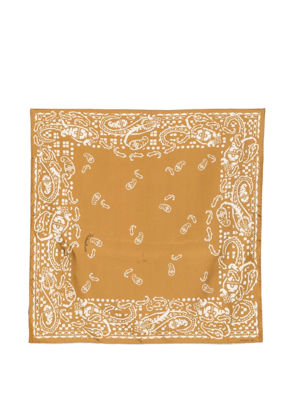 Paisley-Print Silk Scarf
