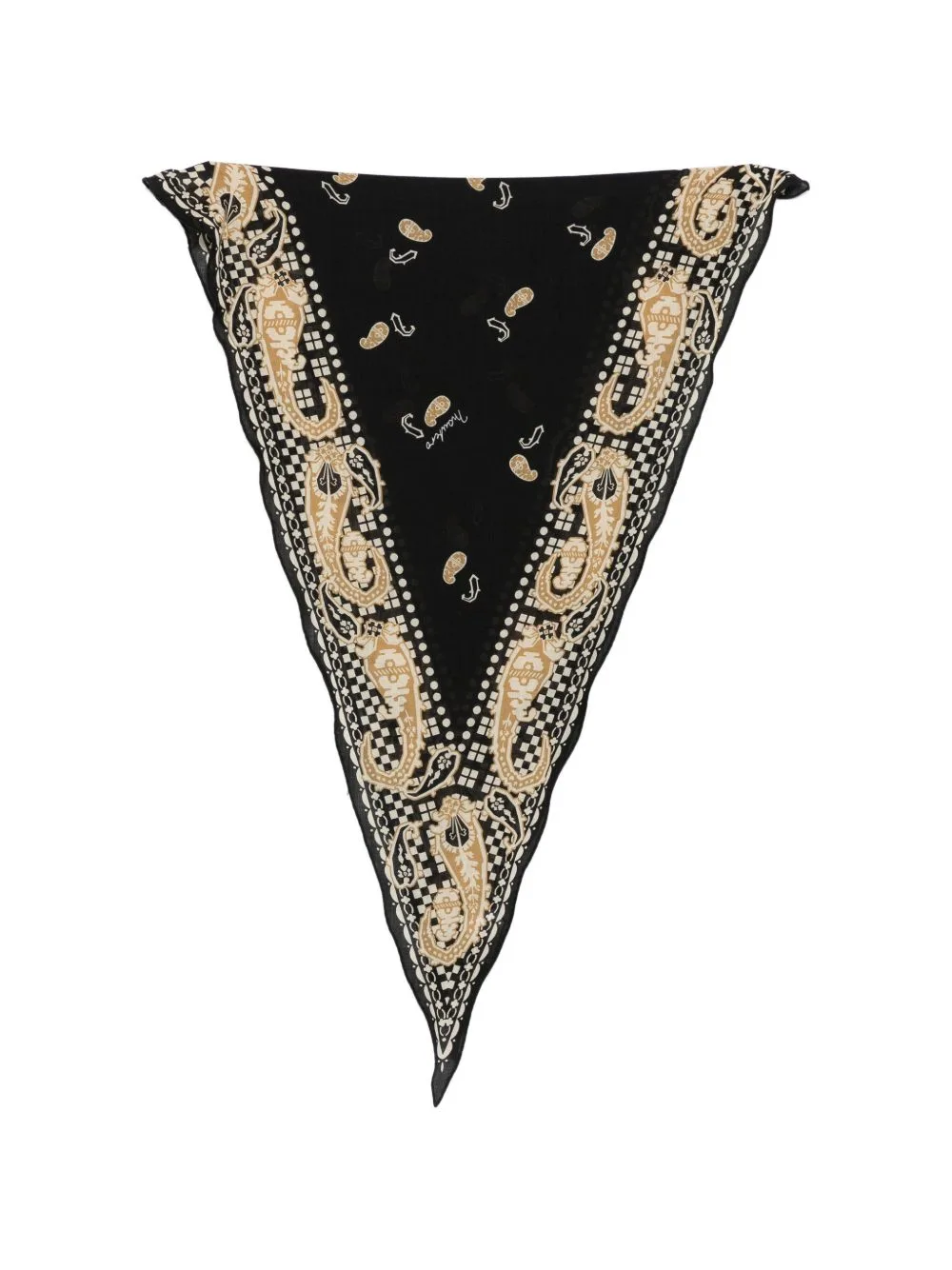 Paisley-Print Silk Scarf