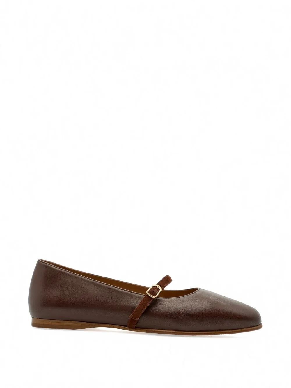 Goya Buckle-Strap Ballet Flats by Lottusse