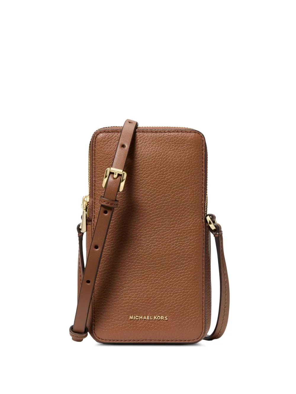 Jet Set Small Pebbled Leather Smartphone Crossbody Bag by Michael Kors