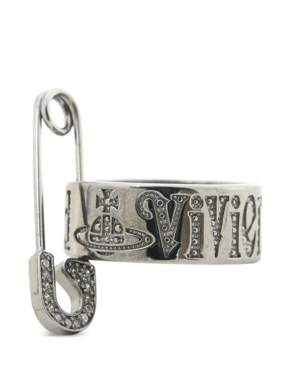 Vernon Safety-Pin Ring by Vivienne Westwood