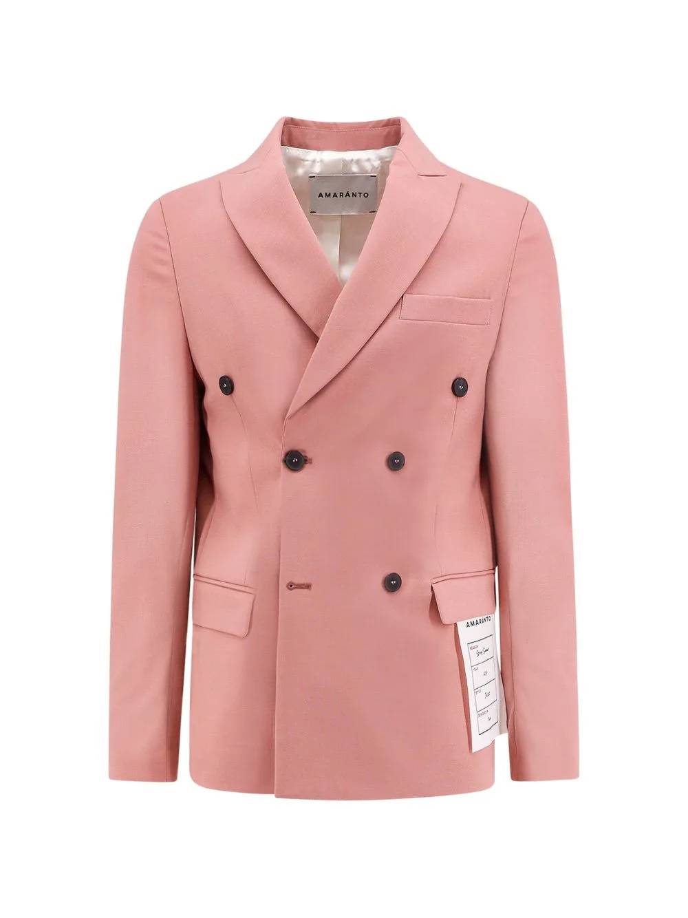 Double-Breasted Peak-Lapel Blazer by AMARANTO