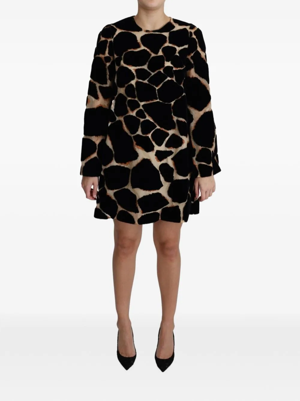 Crew-Neck Mini Dress by Dolce & Gabbana