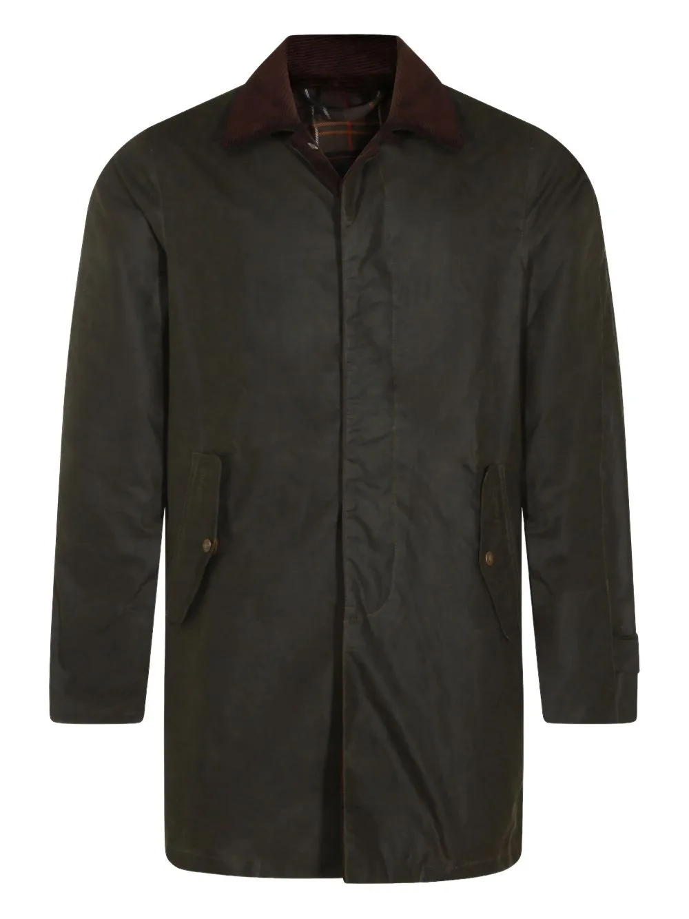 Baracuta x Barbour Corduroy-Collar Coat by Baracuta