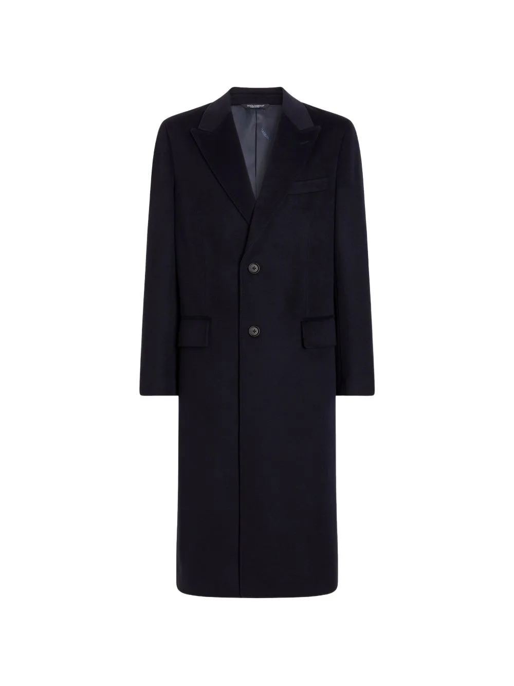 Single-Breasted Wool Coat by Dolce & Gabbana