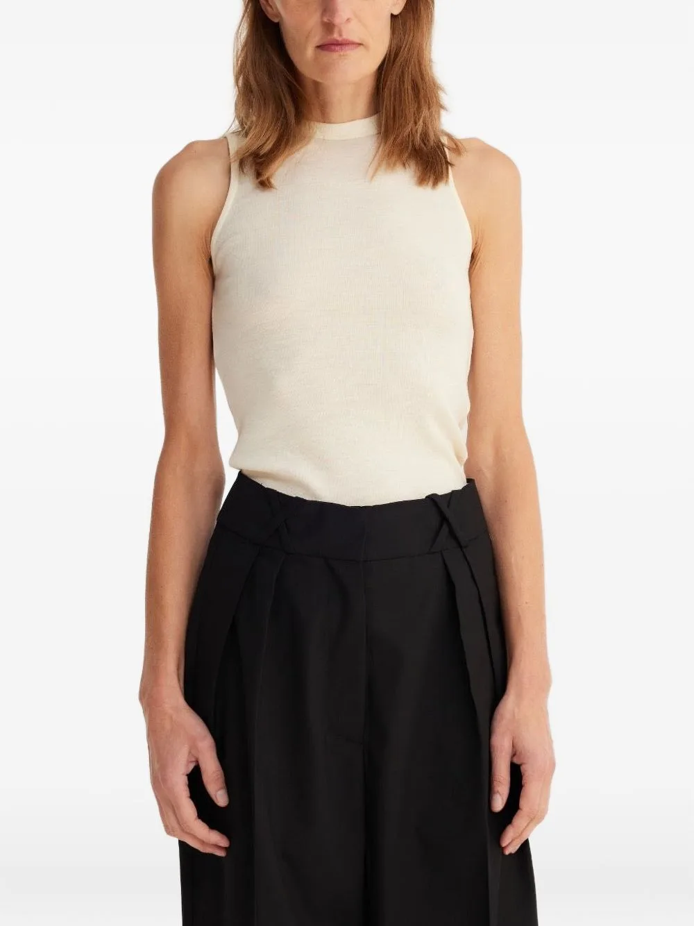Sleeveless Crew-Neck Top by Róhe