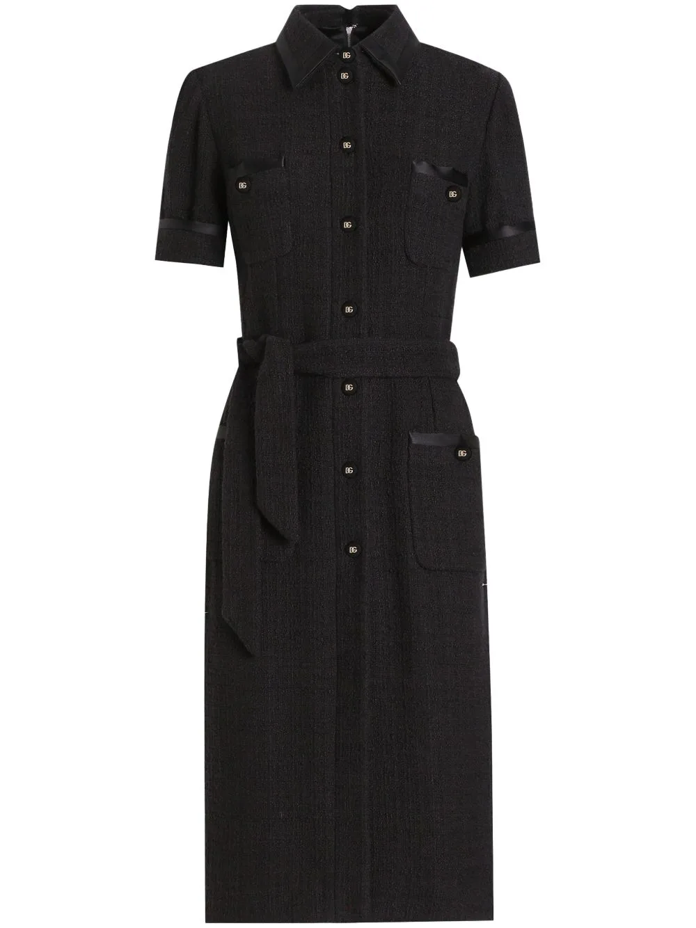 Belted Shirtdress by Dolce & Gabbana