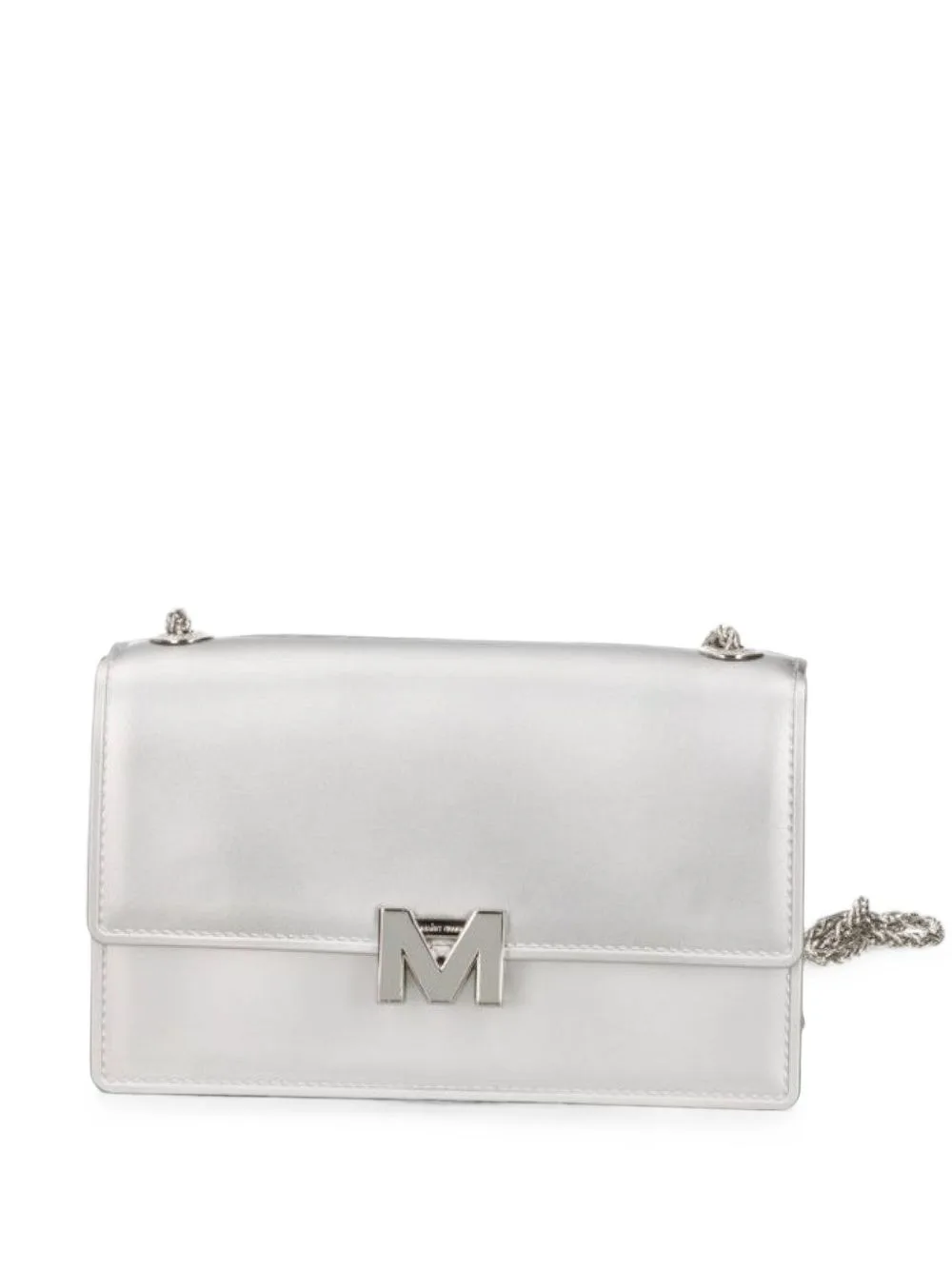 Logo-Plaque Metallic Mini Bag by Marc Ellis