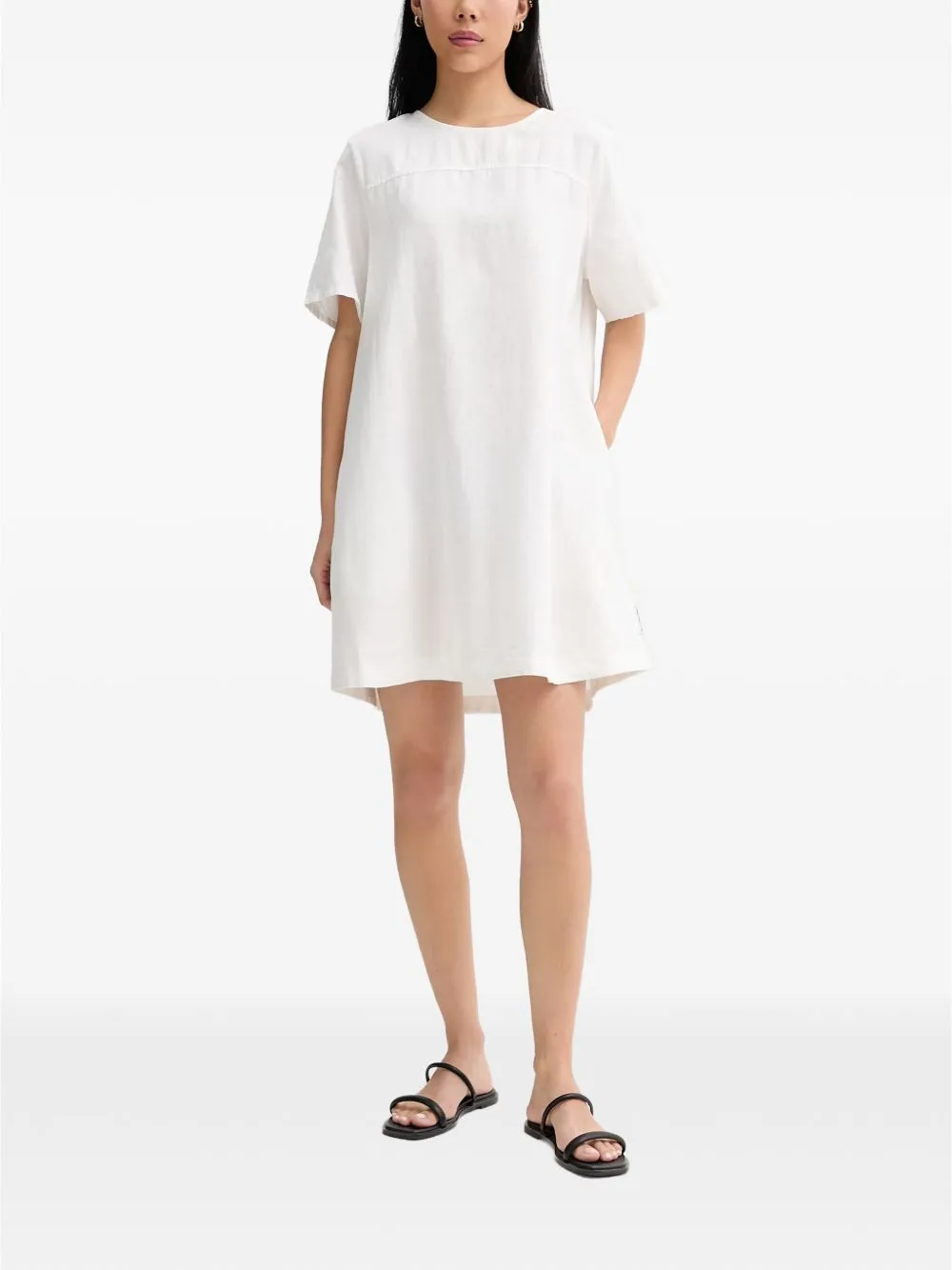 Tie-Back Shift Mini Dress by Marc O'Polo