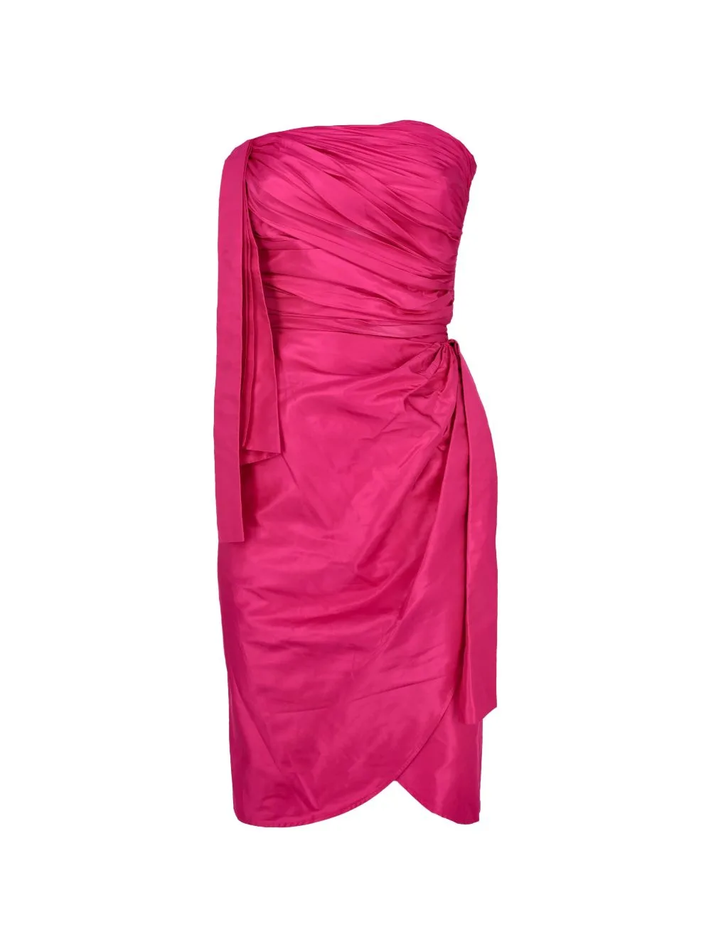Strapless Ruched Mini Dress by Lanvin Pre-Owned