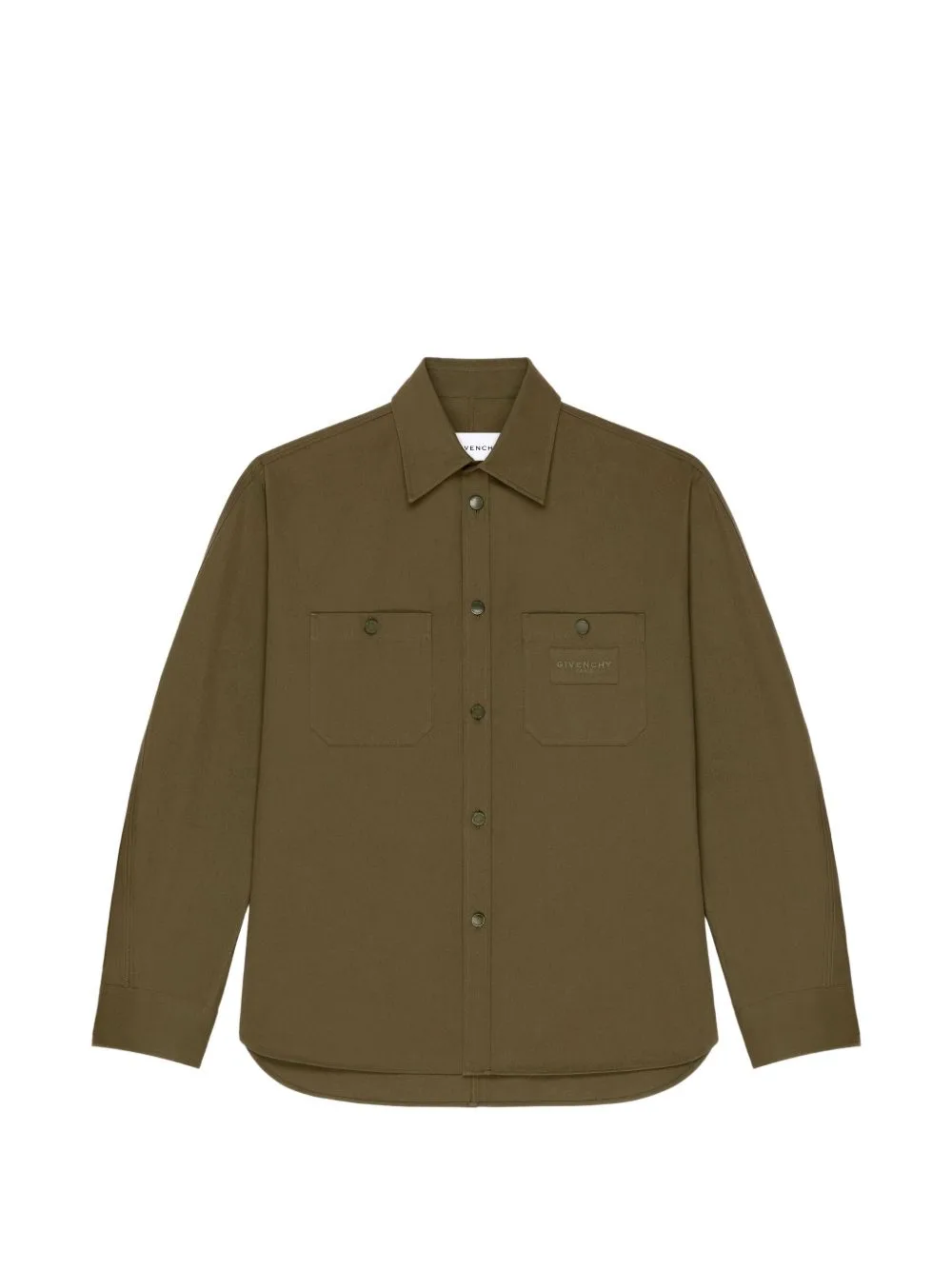 Couture Seam Overshirt in Cotton Paris Patch by Givenchy