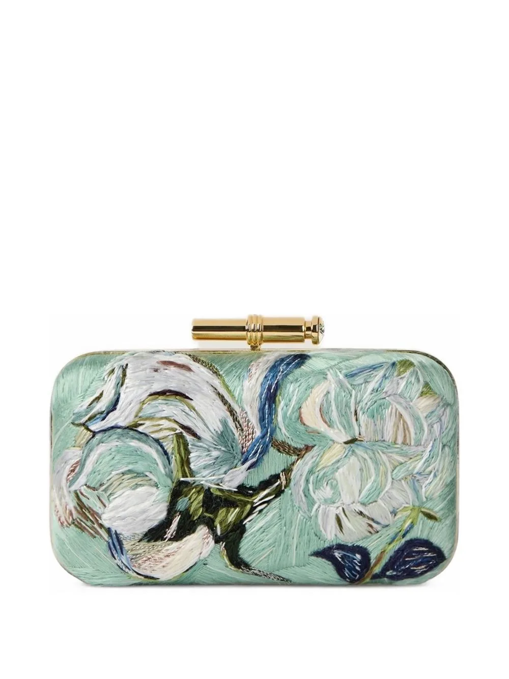Pout Evening Clutch with Floral Embroideries by Givenchy