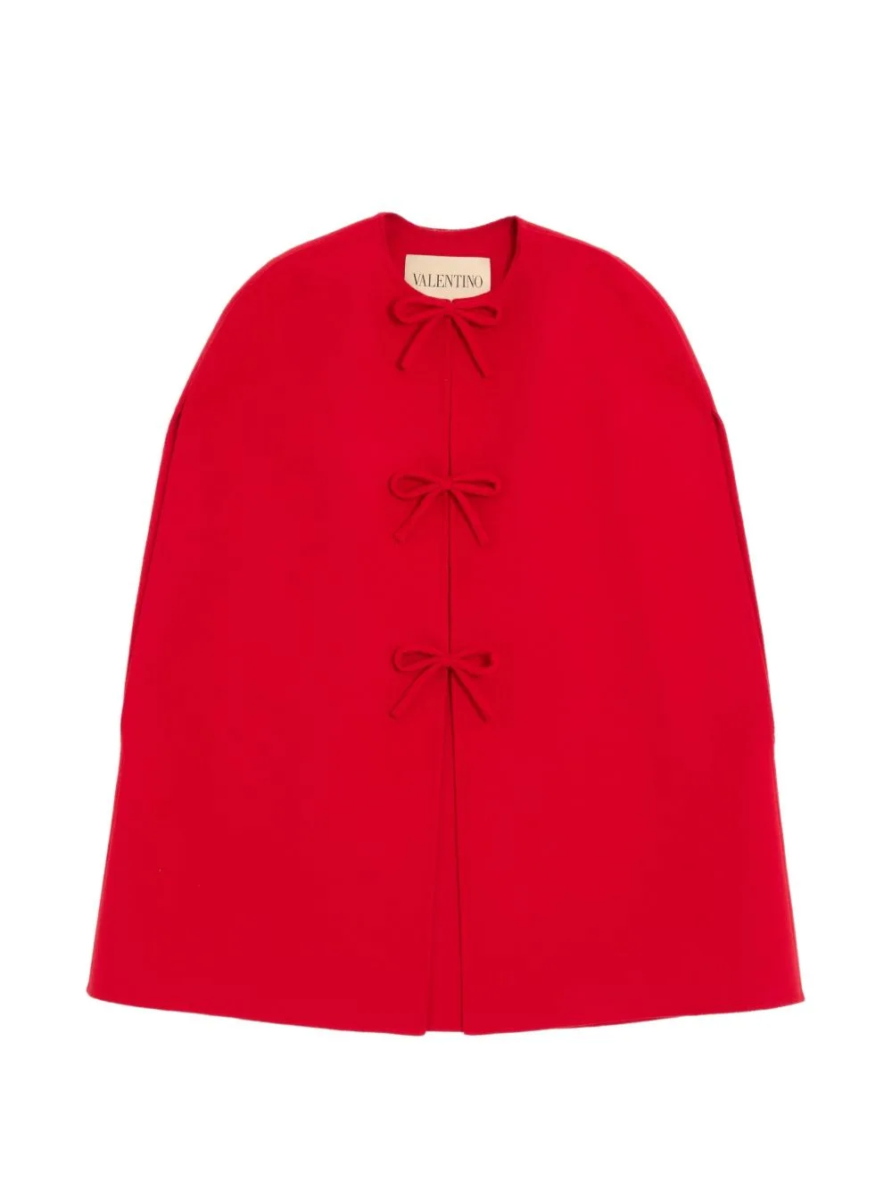 Bow-Detail Cape