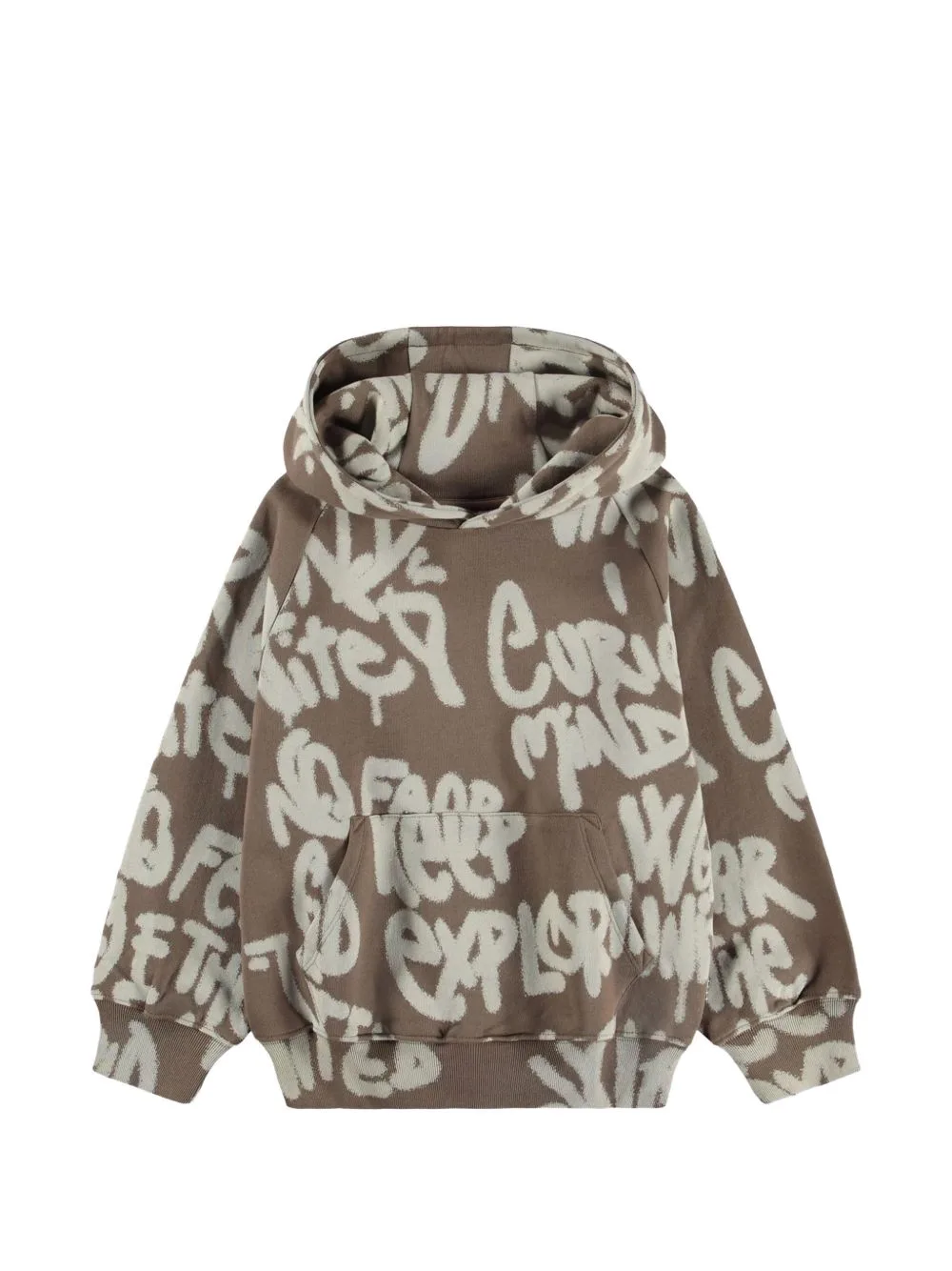 Graffiti-Print Hoodie by Molo