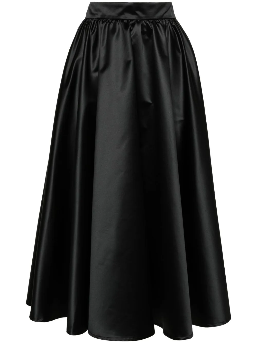 Volume Satin Midi Skirt by Patou