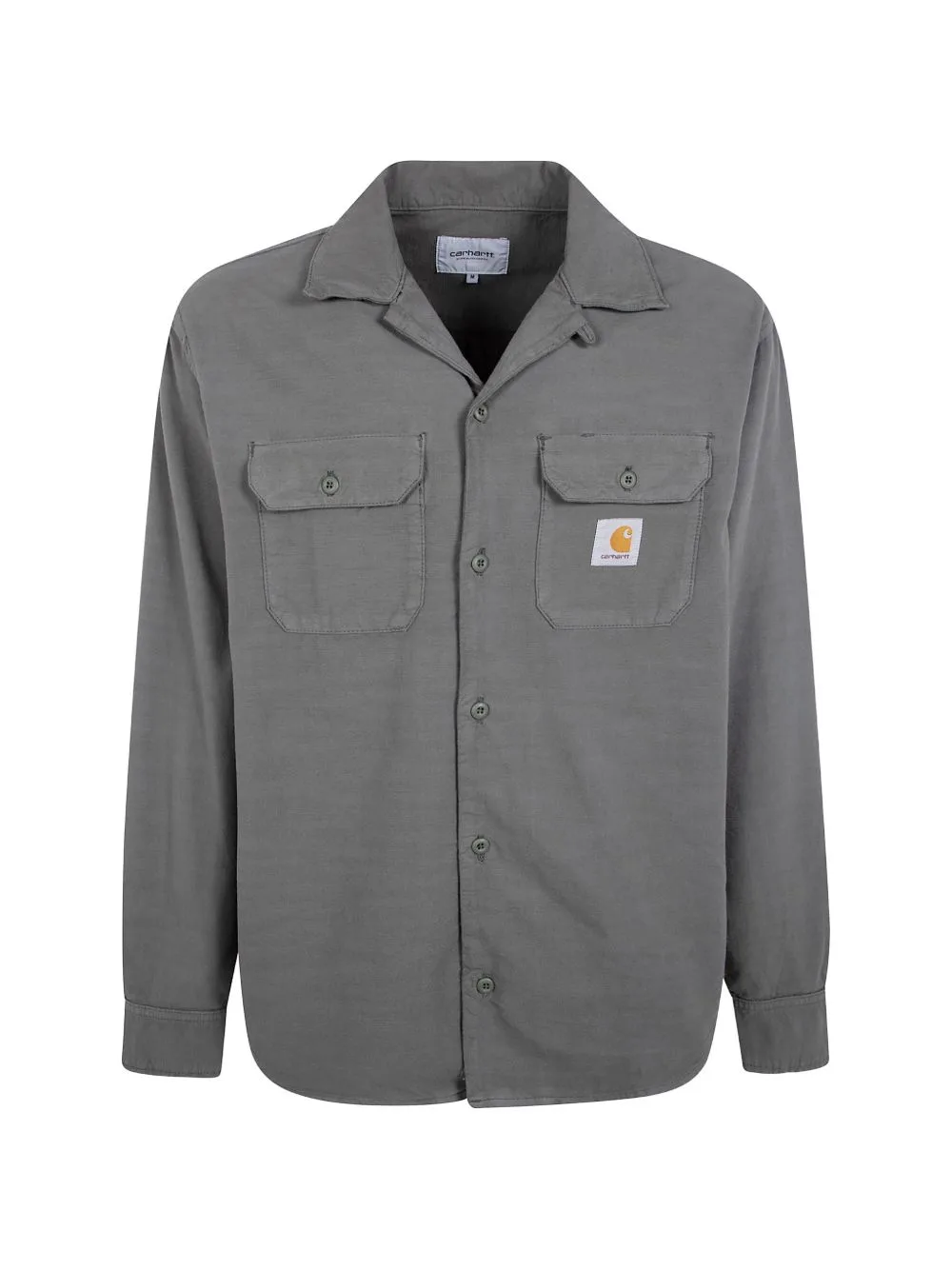 Kelsey Garment-Dyed Logo-Patch Shirt by Carhartt WIP