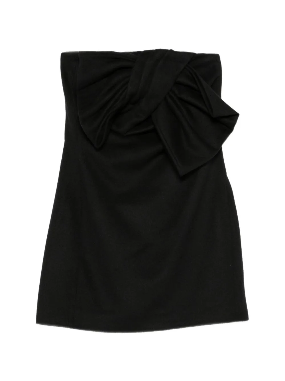 Bow-Detail Strapless Mini Dress by 7 For All Mankind