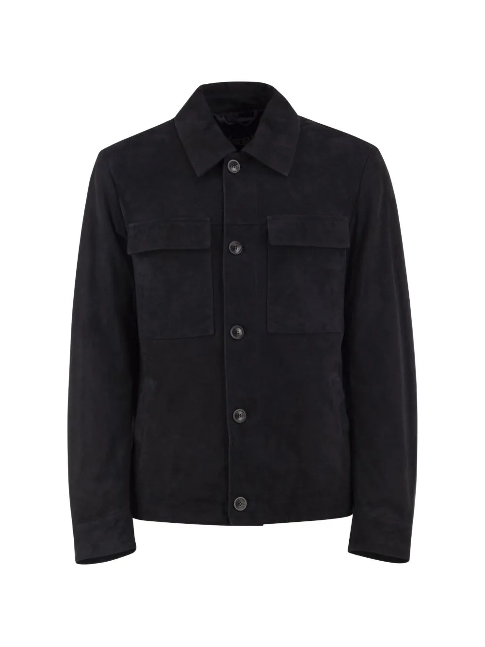Bottom-Down Suede Jacket by Herno