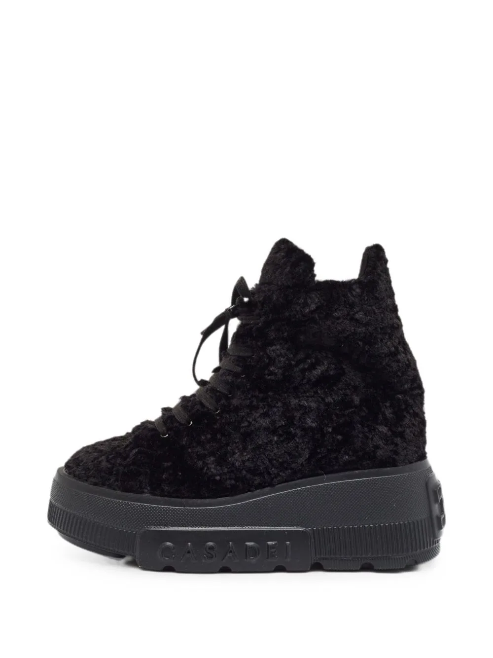 Ecoshe Faux-Fur Ankle Boots by Casadei Vintage