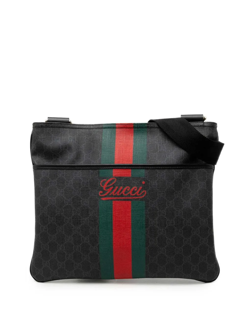 2000-2015 GG Supreme Web Crossbody Bag by Gucci Pre-Owned