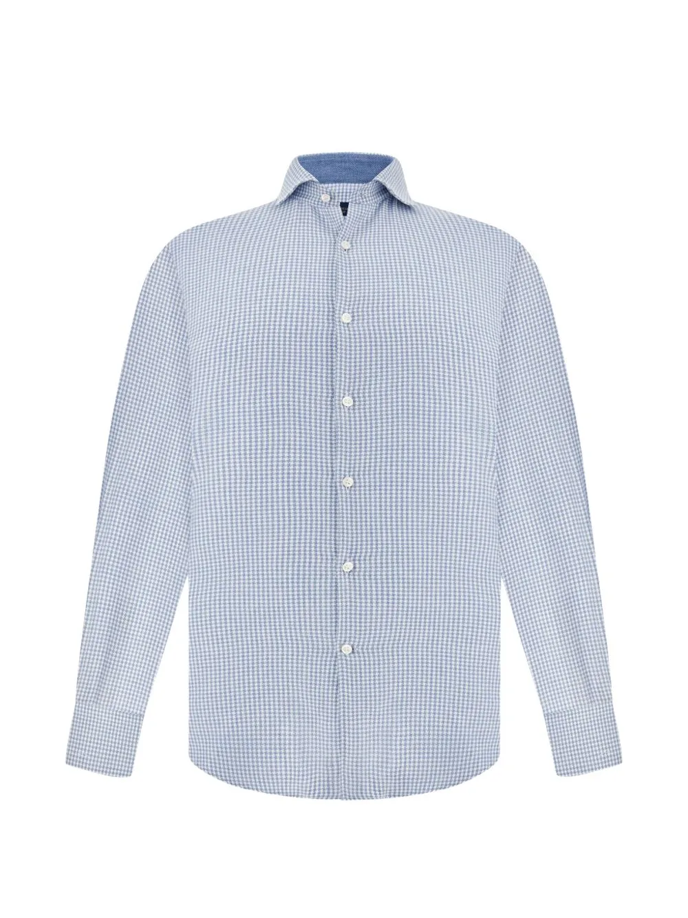 X-Soft Houndstooth-Pattern Flannel Shirt by Paul & Shark