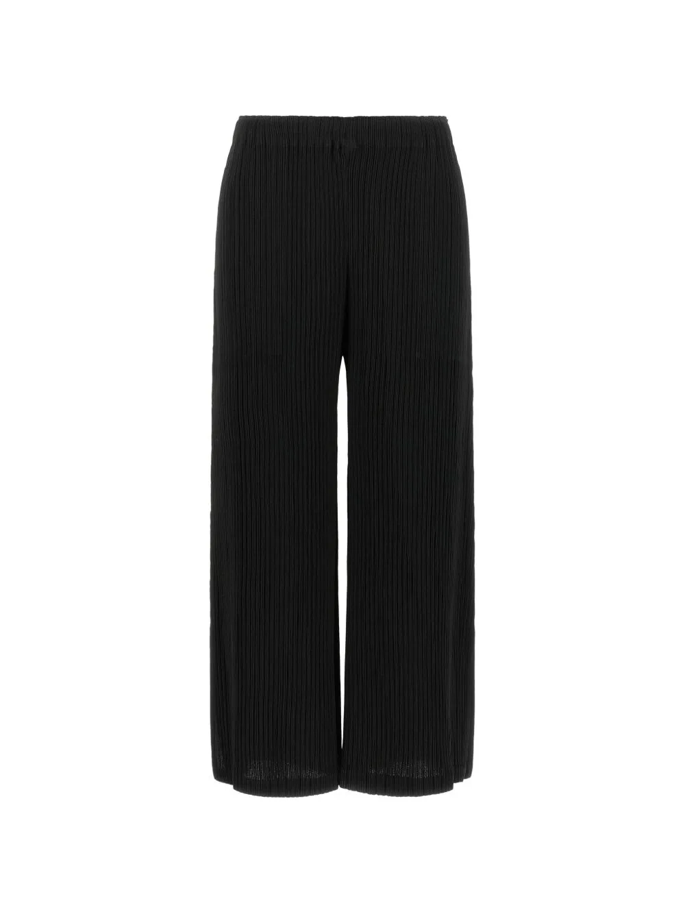 Hatching Bottoms Pleated Trousers by Issey Miyake