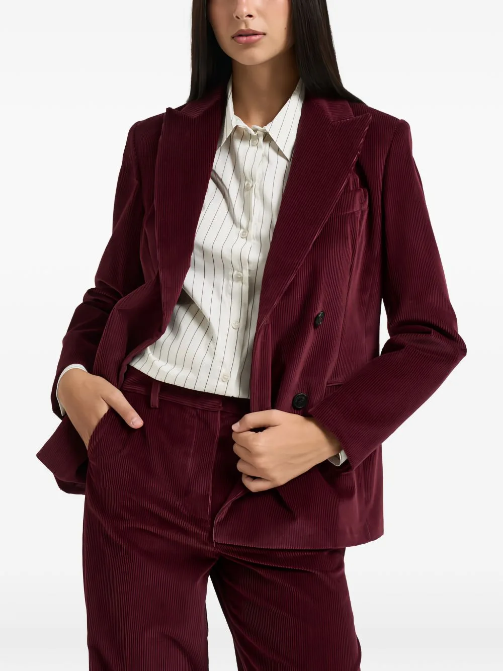 Catanga Corduroy Double-Breasted Jacket by Weekend Max Mara