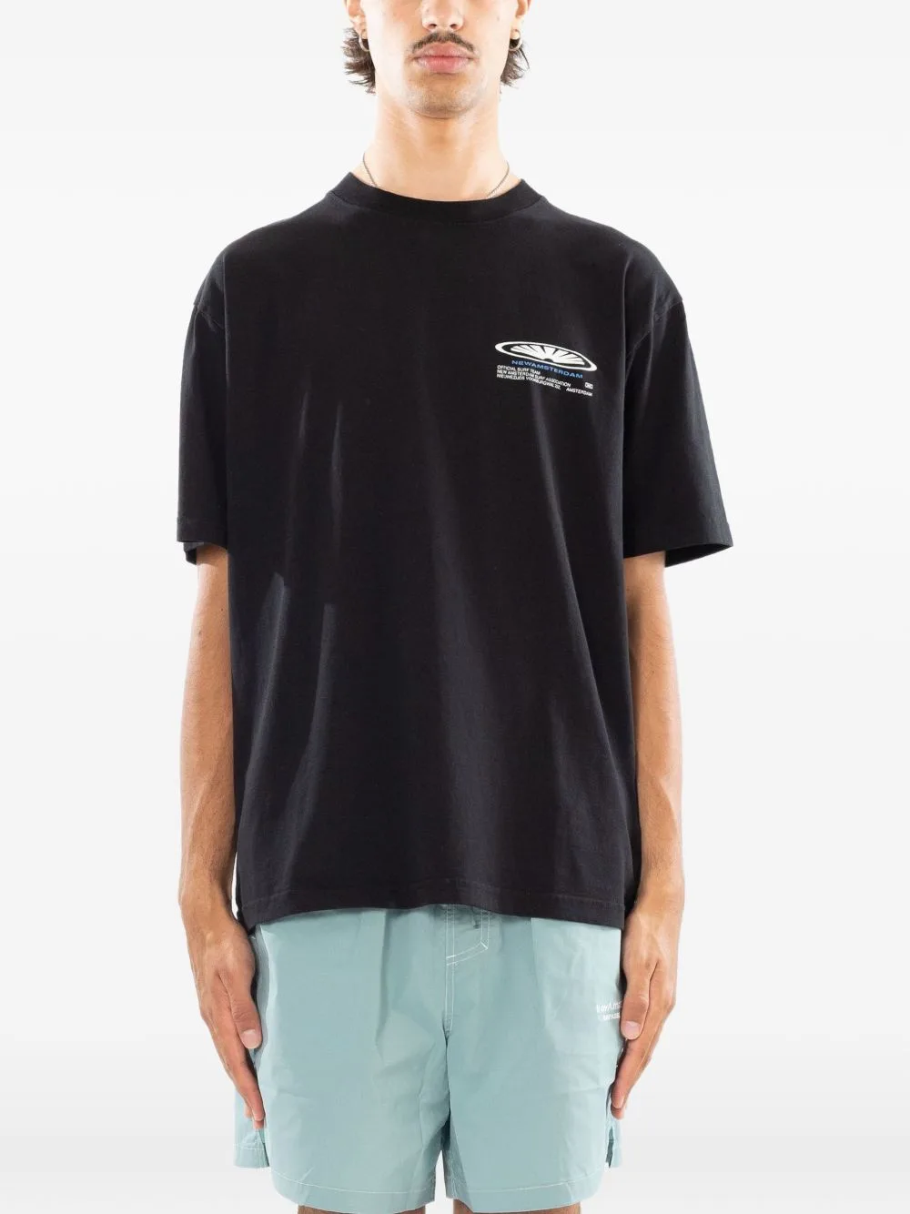 Sharper Logo-Print T-Shirt by NEW AMSTERDAM