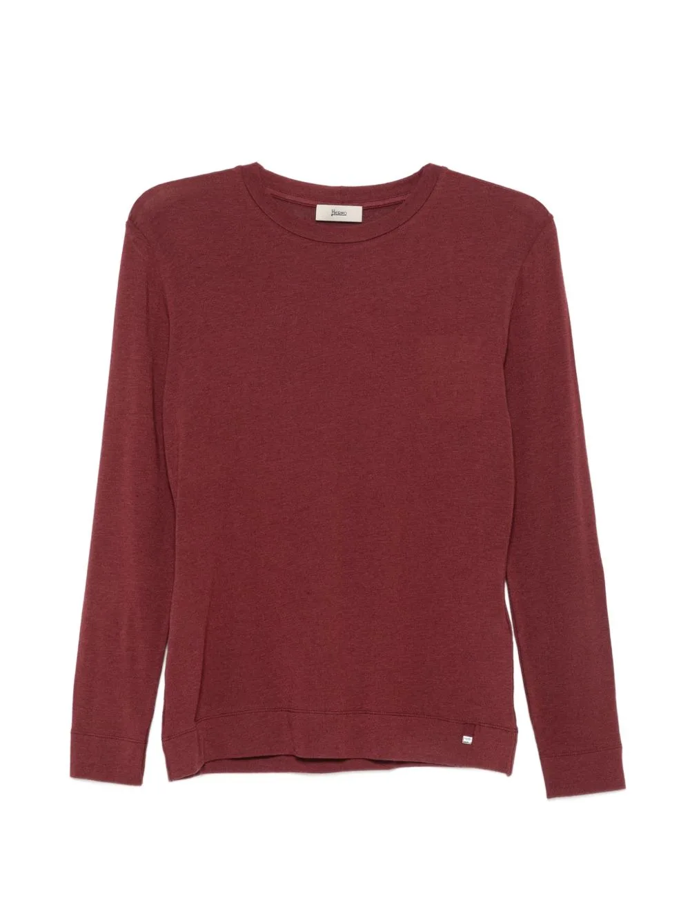 Crew-Neck Long-Sleeved Sweater by Herno