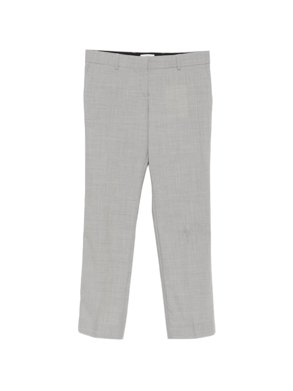 Pressed-Crease Tailored Wool Trousers by TOTEME