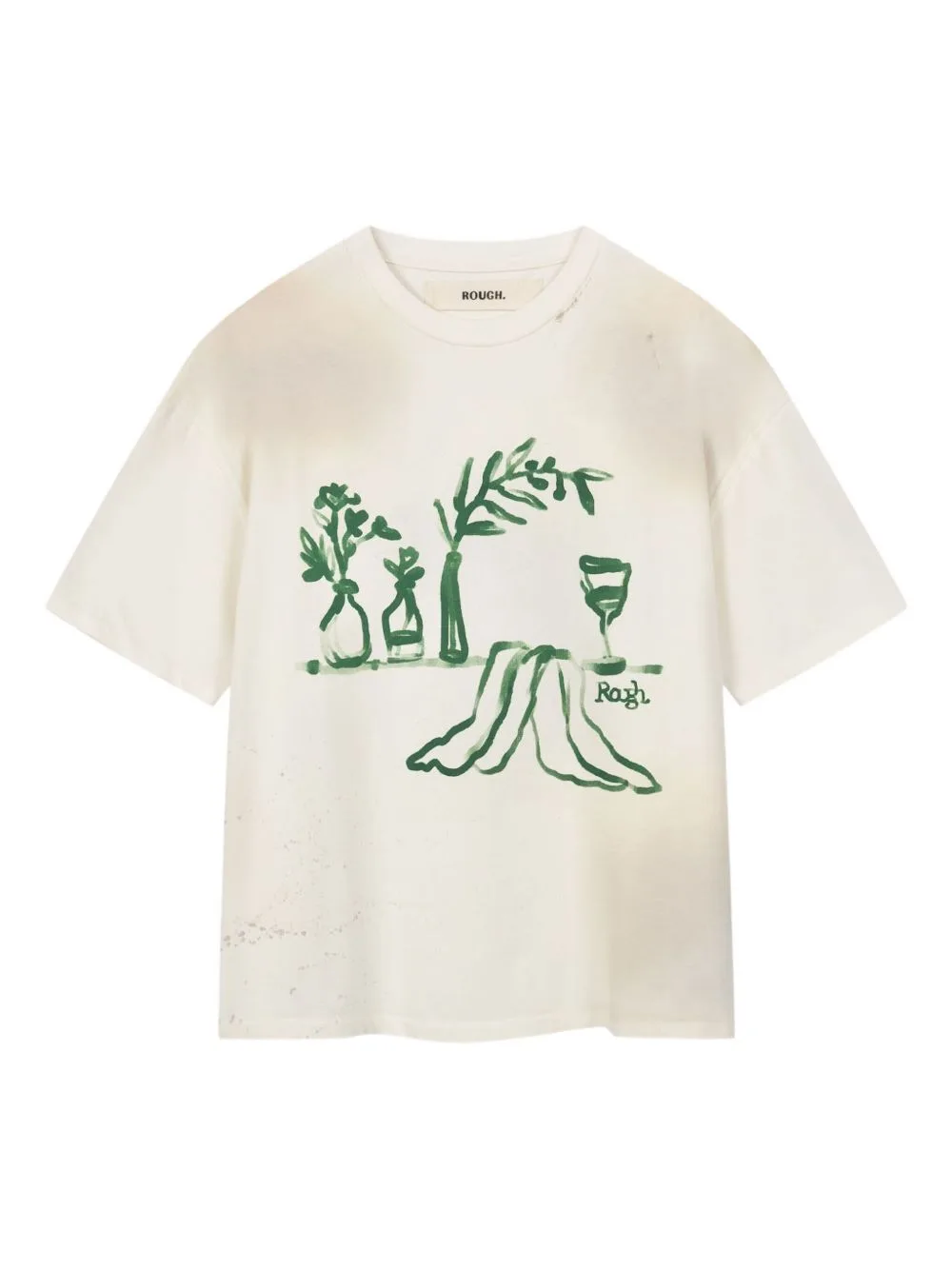 Logo-Print T-Shirt by ROUGH.