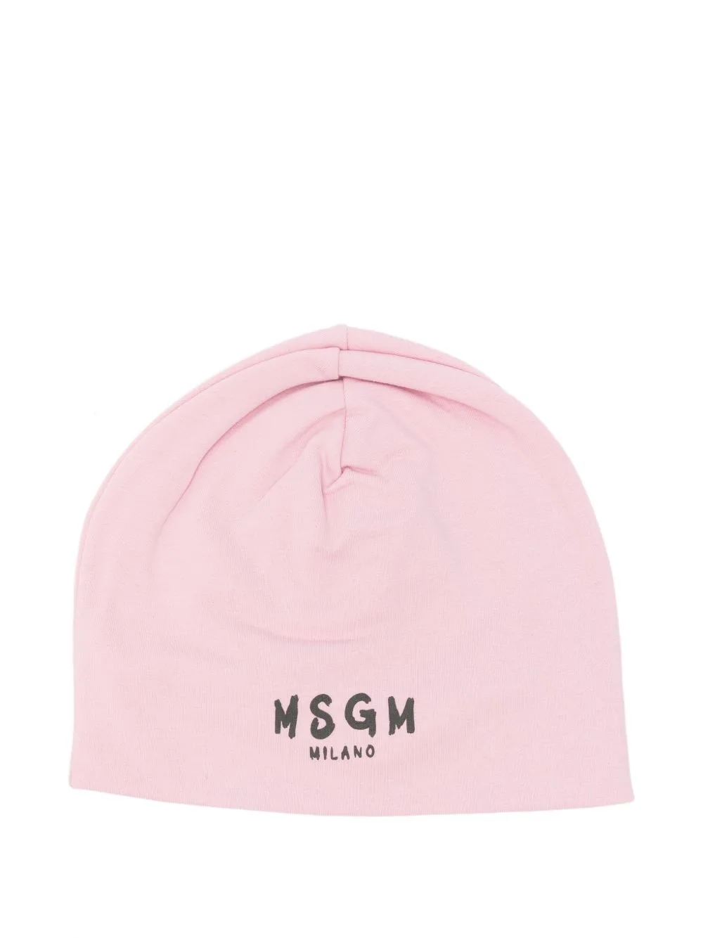 Logo-Print Beanie Hat by MSGM Kids