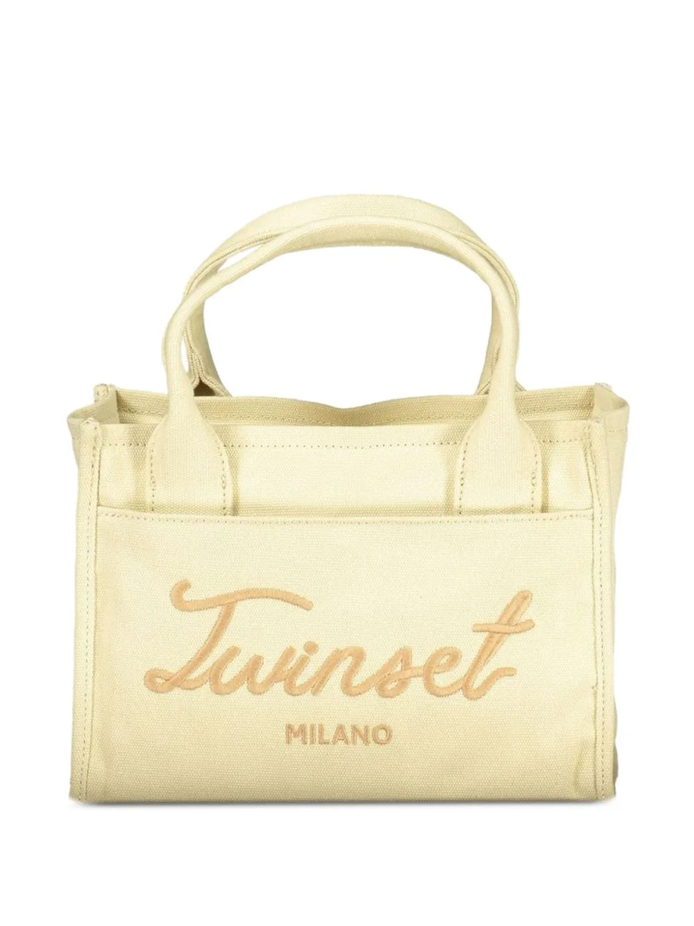 Logo-Embroidered Tote Bag by TWINSET