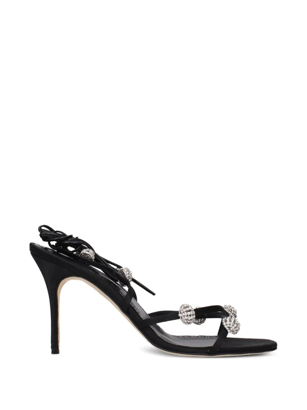 Elsaka Crystal-Embellished Sandals by Manolo Blahnik